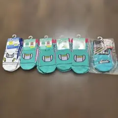 キッズ靴下 5足セット カラフルキャラクター