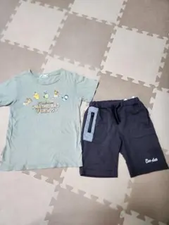 ポケモン 半袖Tシャツ 130cm モスグリーン