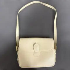 イヴサンローラン カサンドラ ワンショルダーバッグ YSL レザー アイボリー