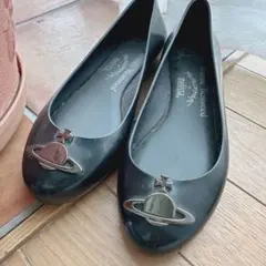 Melissa ブラック シューズ ヴィヴィアンウエストウッド