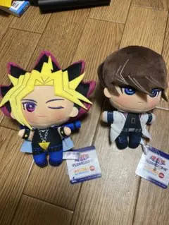 遊戯王 みにコレ 武藤遊戯 海馬瀬人 ぬいぐるみ セット タグ付き