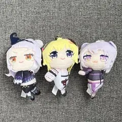ててコレ ホロライブ マスコット ぬいぐるみ 紫咲シオン 猫又おかゆ 角巻わためのサムネイル