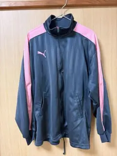 プーマ ジャージ上下 チャコール&ピンク XL/LLサイズ