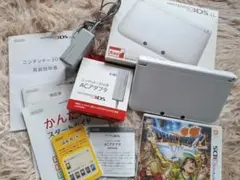 ニンテンドー 3DS LL 本体 ホワイト ドラクエ 充電器 タッチペン