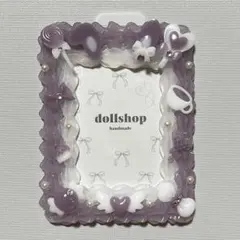 トレカケース ホイップデコ うさ耳 うさぎ パープル