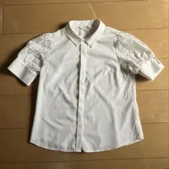 31 Sons de mode ホワイトレースシャツ 半袖　サイズ38