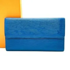 80s 美品 LOUIS VUITTON ルイヴィトン 長財布 ブルー エピ - メルカリ