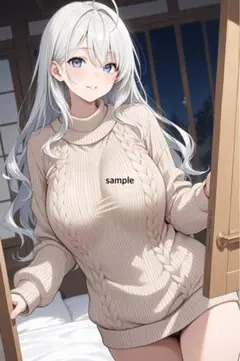 m464 AIイラスト　かわいい　A4ポスター