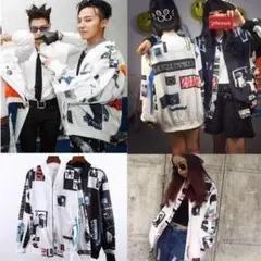 Ｍ ホワイト ジャケット ストリート BIGBANG 着 MA-1