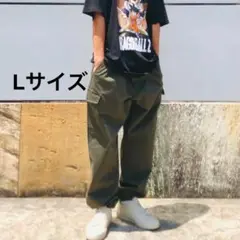 UNIQLO カーゴジョガーパンツ　オリーブ　Lサイズ