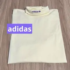 【美品】adidas ハイネック 長袖Tシャツ