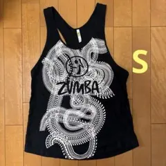 ズンバ zumba タンクトップ ブラック 黒 S