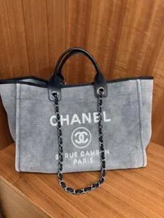 極美品/希少】CHANEL シャネル ドーヴィル スパンコール トートバッグ 