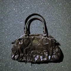 00s archive leather studs handbag grunge