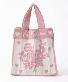 Cath Kidston ニット ハンドバッグ ピンク