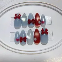 【現品のみ・即購入可】ネイルチップ ハンドメイド　劇薬中毒　概念ネイル