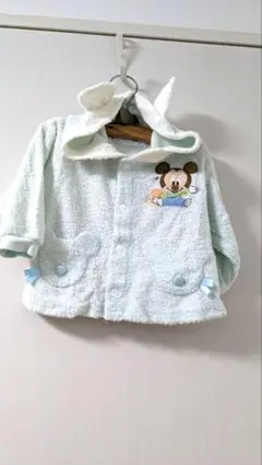 ディズニーベビーのアウター80cmもこもこかわいい　耳フードのサムネイル