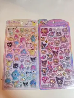 【正規品】うるちゅるポップシール 2シートセット　サンリオ