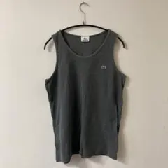 希少　70s　ラコステ　フランス製　刺繍ロゴ　パッチワーク　タンクトップ 希少 70s ラコステ フランス製 刺繍ロゴ パッチワーク タンク