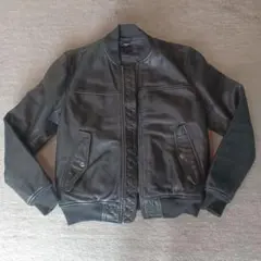 OLD GAP ブラックレザージャケット 牛革