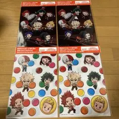 Meiji 僕のヒーローアカデミア　クリアファイル　4枚