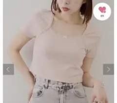 Chico ピコレースパフチビT 半袖Tシャツのサムネイル