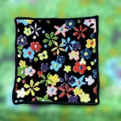 【新品未使用】フェイラー 花柄タオルハンカチ シュニール織
