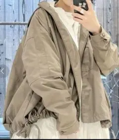 ジャーナルスタンダードラックス　Pツイルフードブルゾン　ベージュ 2025年最新】JOURNAL STANDARD LUXE レディース ジャンパー・ブルゾン