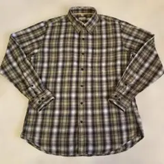 UNIQLO☆メンズチェック柄 長袖シャツXL