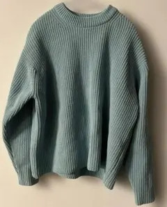 UNIQLO ユニクロ 長袖ニット グリーン L
