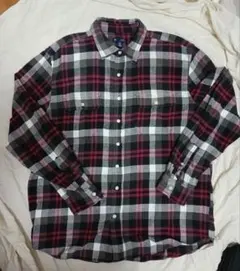 old gap classic fit ネルシャツ