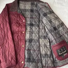 Barbour バーガンディ キルティングジャケットのサムネイル