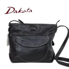 Dakota ダコタ レザーショルダーバッグ ブラック