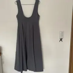 NATURAL BEAUTY BASIC レディース　ロングワンピース　グレー