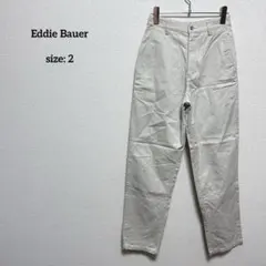 エディバウアー チノパン M テーパード ハイウエスト ライトベージュ ゴルフ