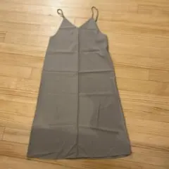 GU グレー キャミソールワンピース M