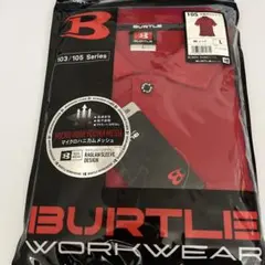 BURTLE 半袖ポロシャツ 105 レッド L バートルのサムネイル