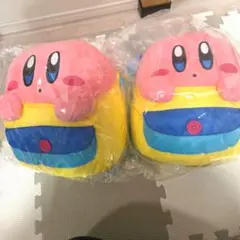 【新品未使用】カービィ カービィといっしょリュック　ぬいぐるみ ボタン付き