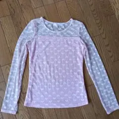 Lolli PUNKS　ハート　シースルートップス　希少　シアーカットソー