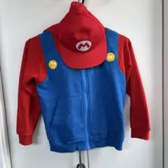 マリオ フード付きジップアップ