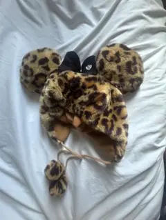 ヒョウ柄ミニーファンキャップのサムネイル