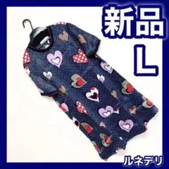 トップス Rene ルネ デリ ハートドットワンピース L 新品 未使用