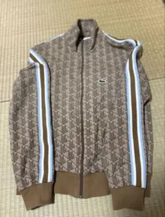 LACOSTE 幾何学模様 ブラウンジャージ FR3のサムネイル