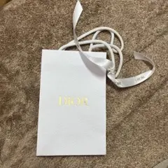 DIOR ショップ袋 ミニサイズ ホワイト - メルカリ
