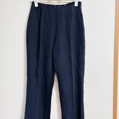 着回し万能⭐️ブラック スラックス 軽量素材 シンプル 美脚シルエット【S～M】