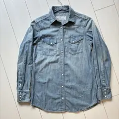美品】ドゥドゥーズィエムクラス デニムシャツ ウエスタン ダンガリー 