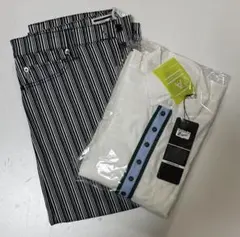 オニツカタイガー　ANDREA POMPILIO 長袖シャツ　デニムパンツ