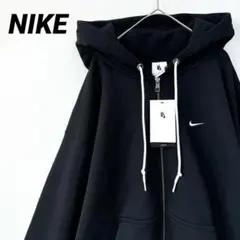 【新品✨タグ付】NIKEナイキ ソロスウッシュ刺繍ロゴ フルジップパーカー XL