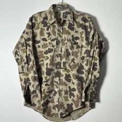 USA製 Bob Allen ダックカモ 長袖シャツ 迷彩 ハンティング 総柄