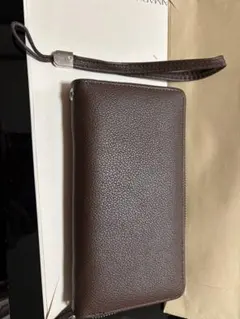 ブラウン長財布お札カード入れ